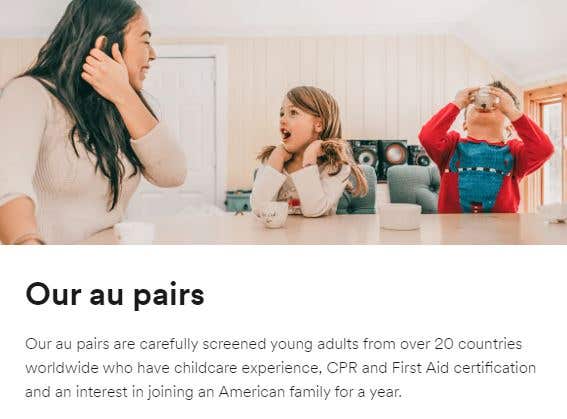 Cultural Care Au Pair