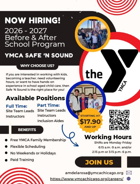 YMCA Safe N' Sound - Naperville/ Aurora Locations 