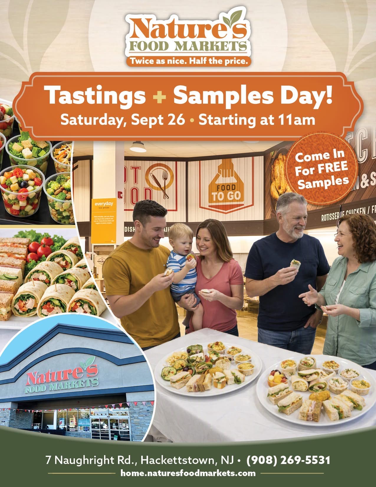 Tastings + Samples Day at Nature’s Food Markets