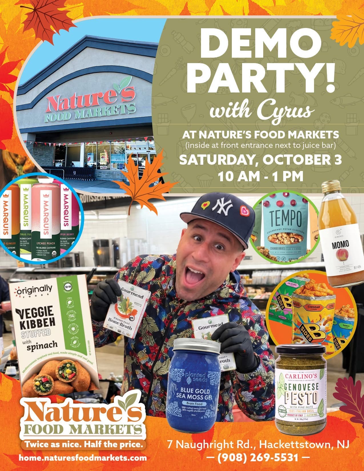 Demo Party + Tastings with Cyrus!