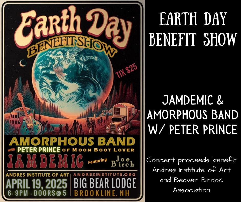 Earth Day Concert: Jamdemic & Amorphous Band w/ Peter Prince