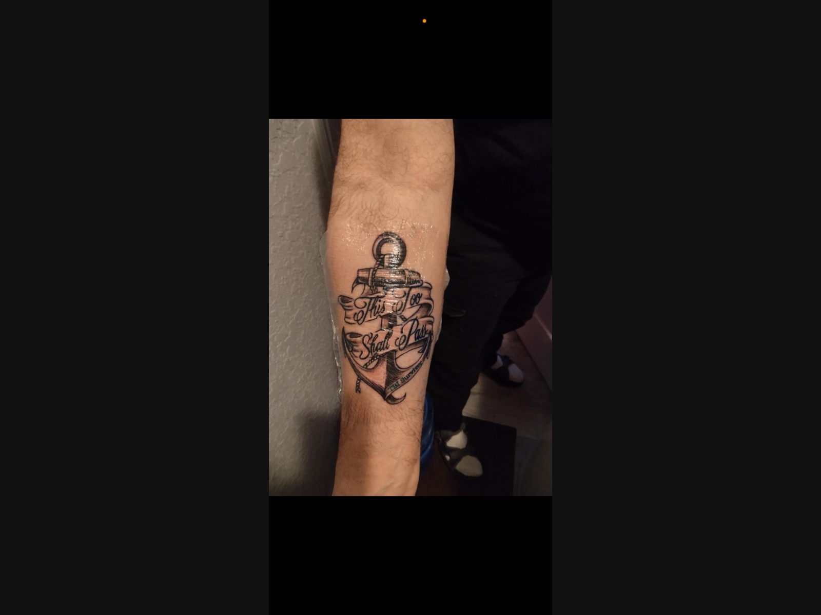 This anchor isn’t just ink—it’s proof I’ve survived storms most people never see. Every line is a fight I didn’t back down from. I’m still here. Still standing. Still stubborn enough to keep going, no matter how many times I get knocked down.