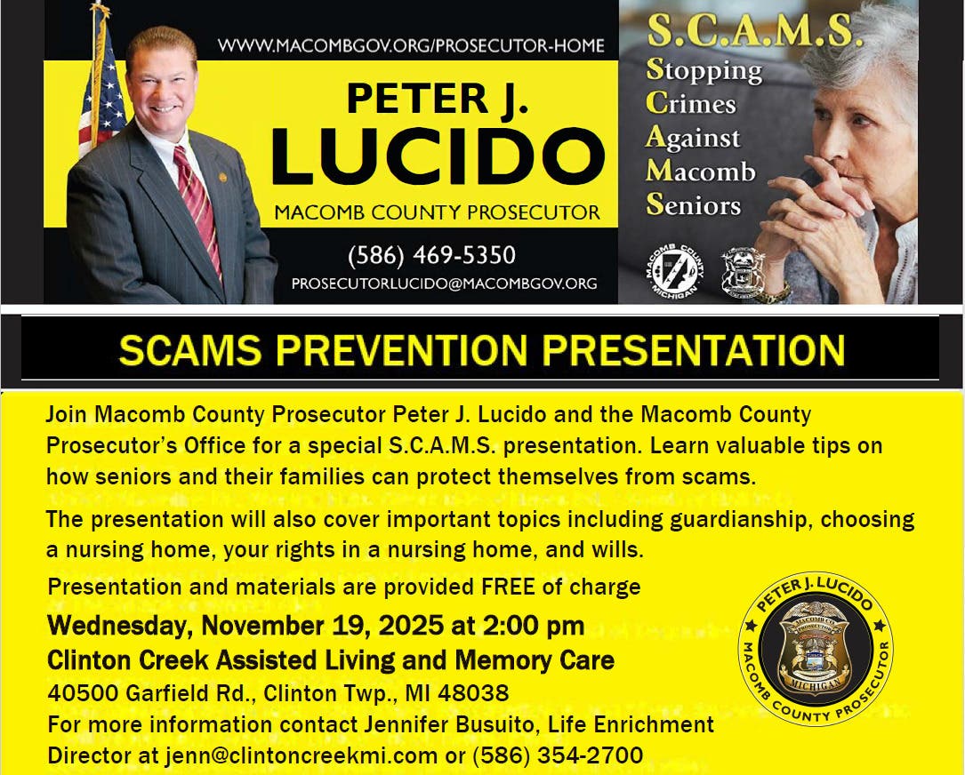 SCAMS Prevention Presentation