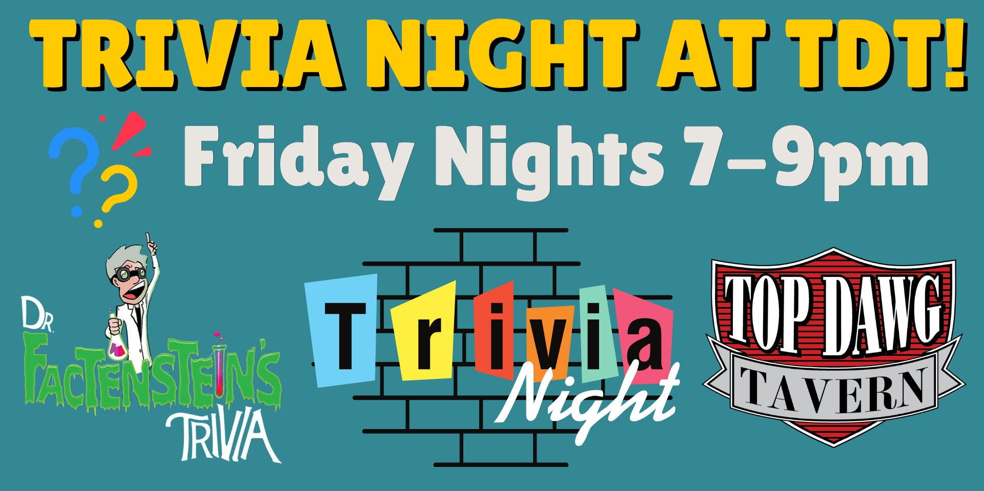 $5 Martinis and Trivia Night at Top Dawg Tavern