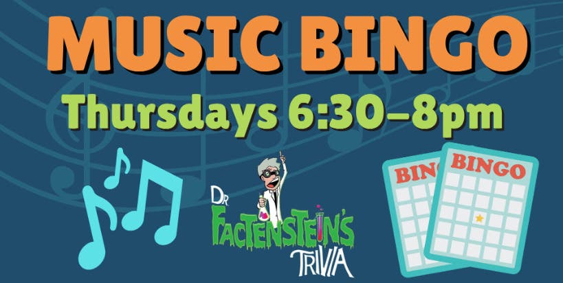 Music Bingo at Top Dawg Tavern