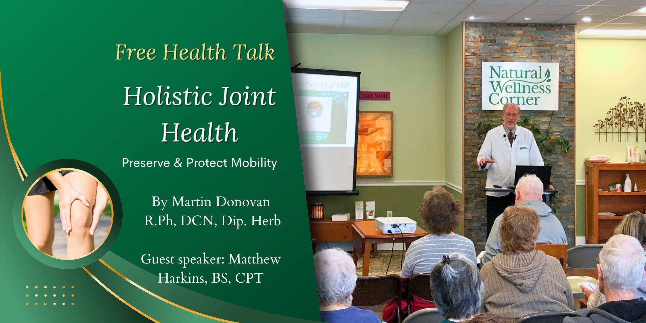 Free class: Holistic Joint Health: Preserve & Protect Mobility