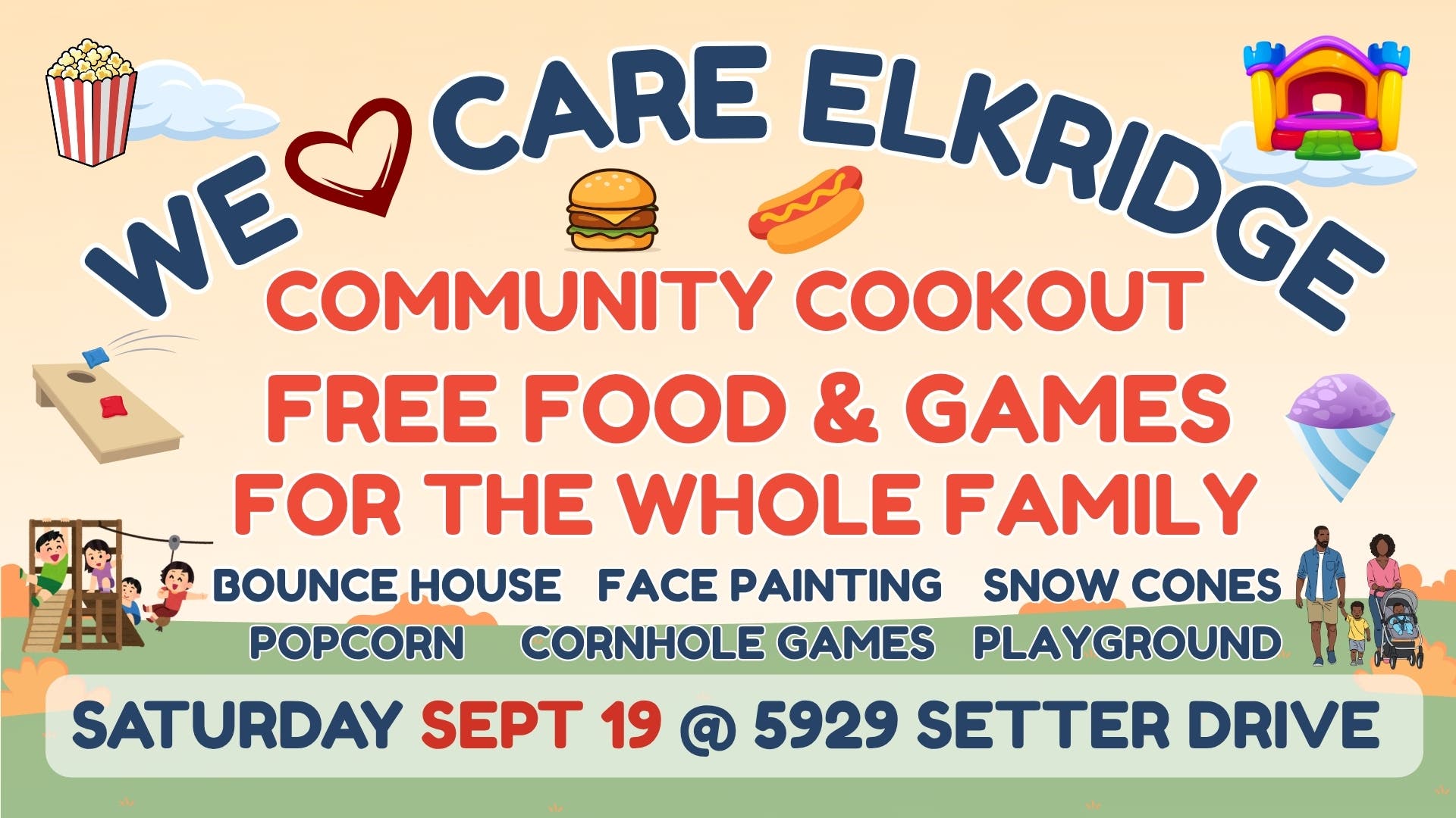 We Care Elkridge - Community Cook & Family Fun - FREE