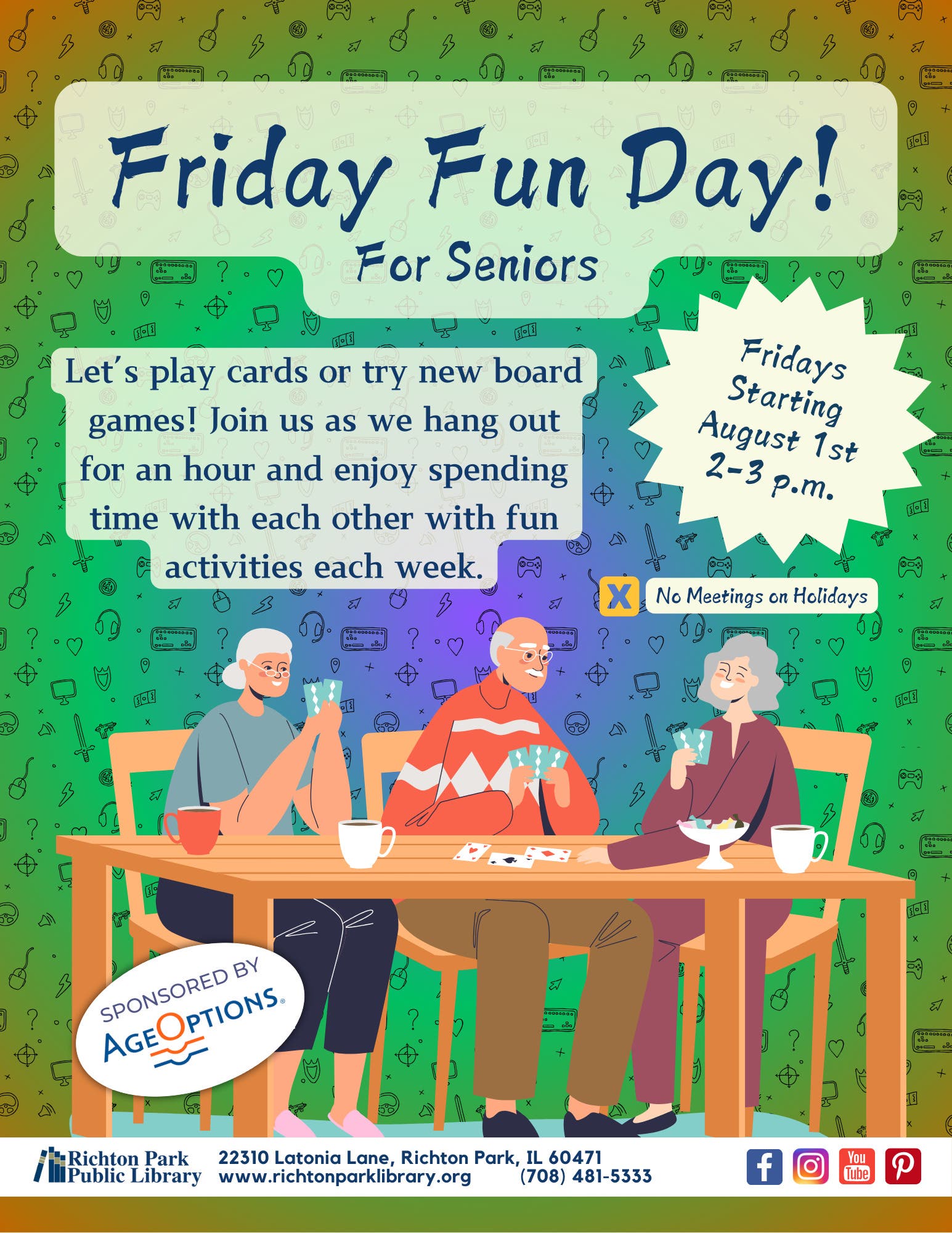 Aug 29 | Friday Fun Day! For Seniors | Chicago Heights, IL Patch