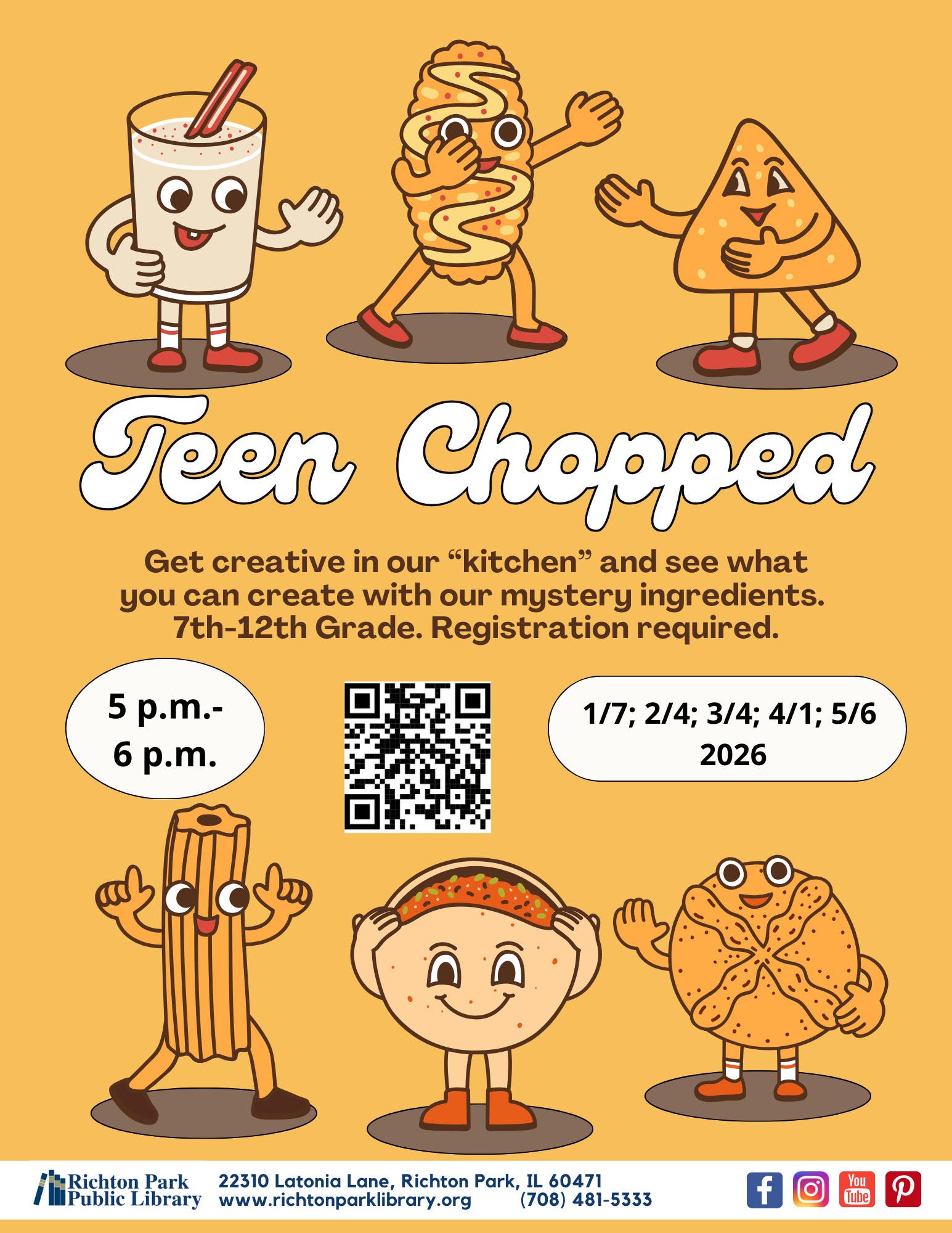 Teen Chopped (Gr. 7-12, Registration Required)