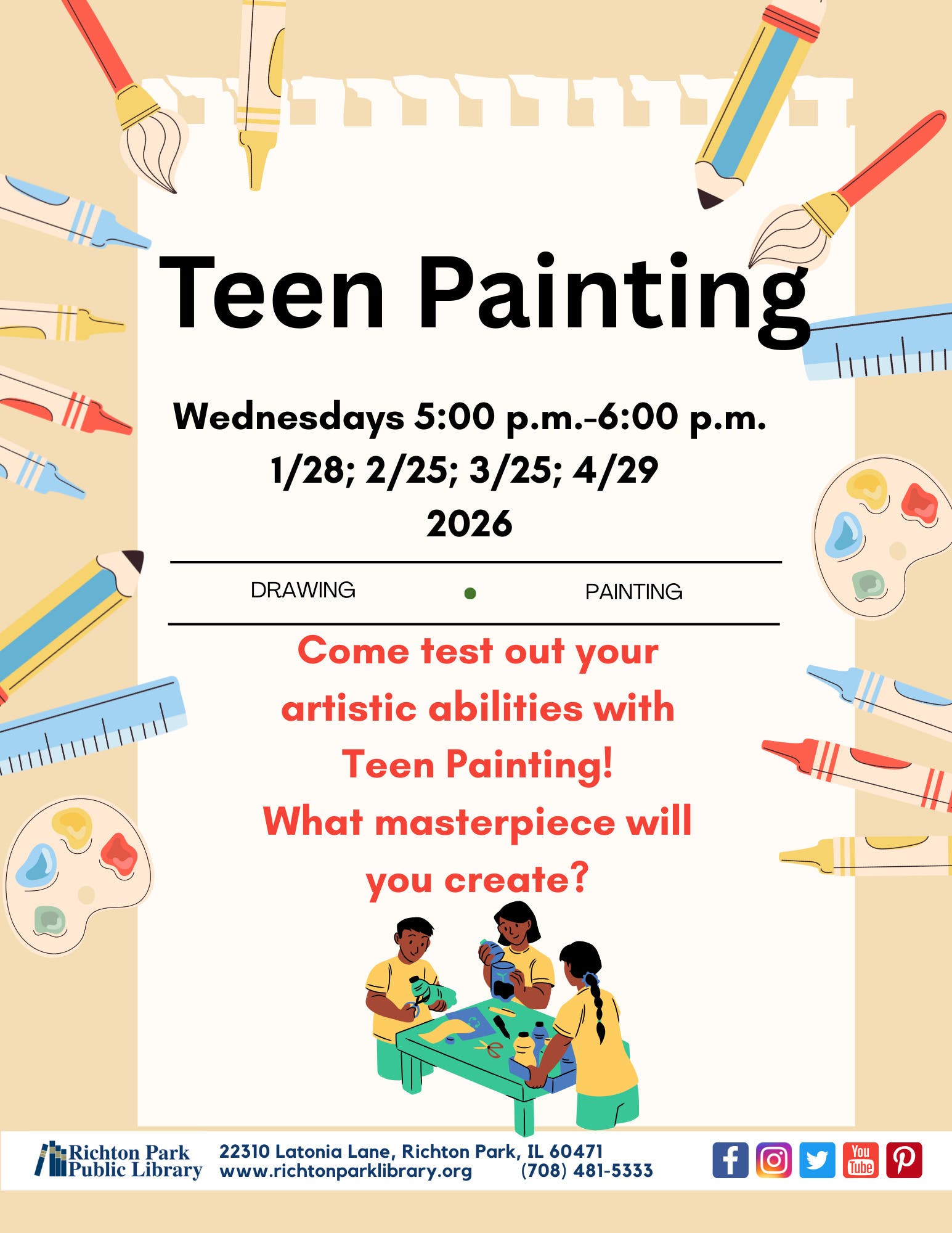 Teen Painting (Gr. 7-12)