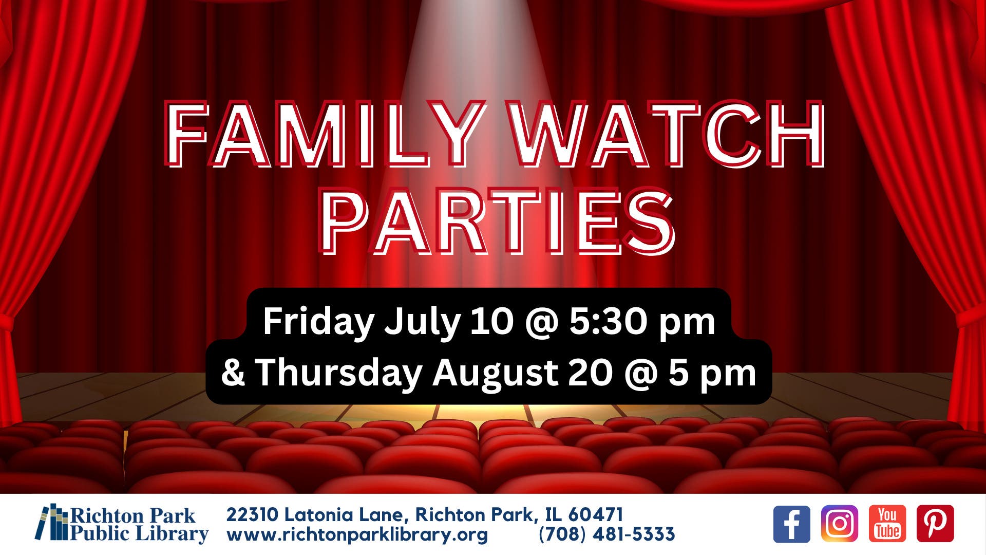 Family Movie Watch Party Night