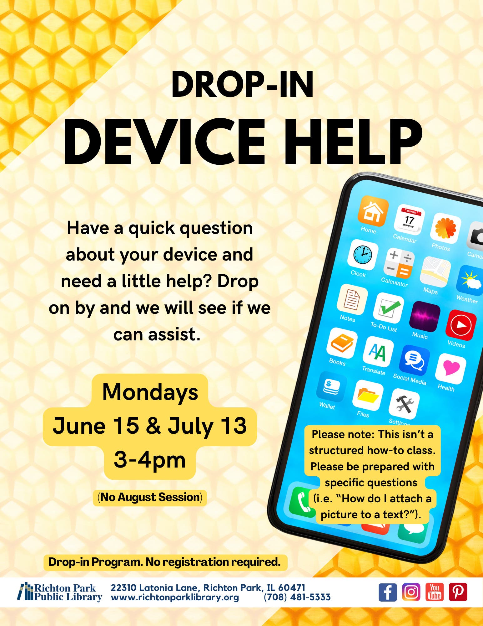 Drop-in Device Help