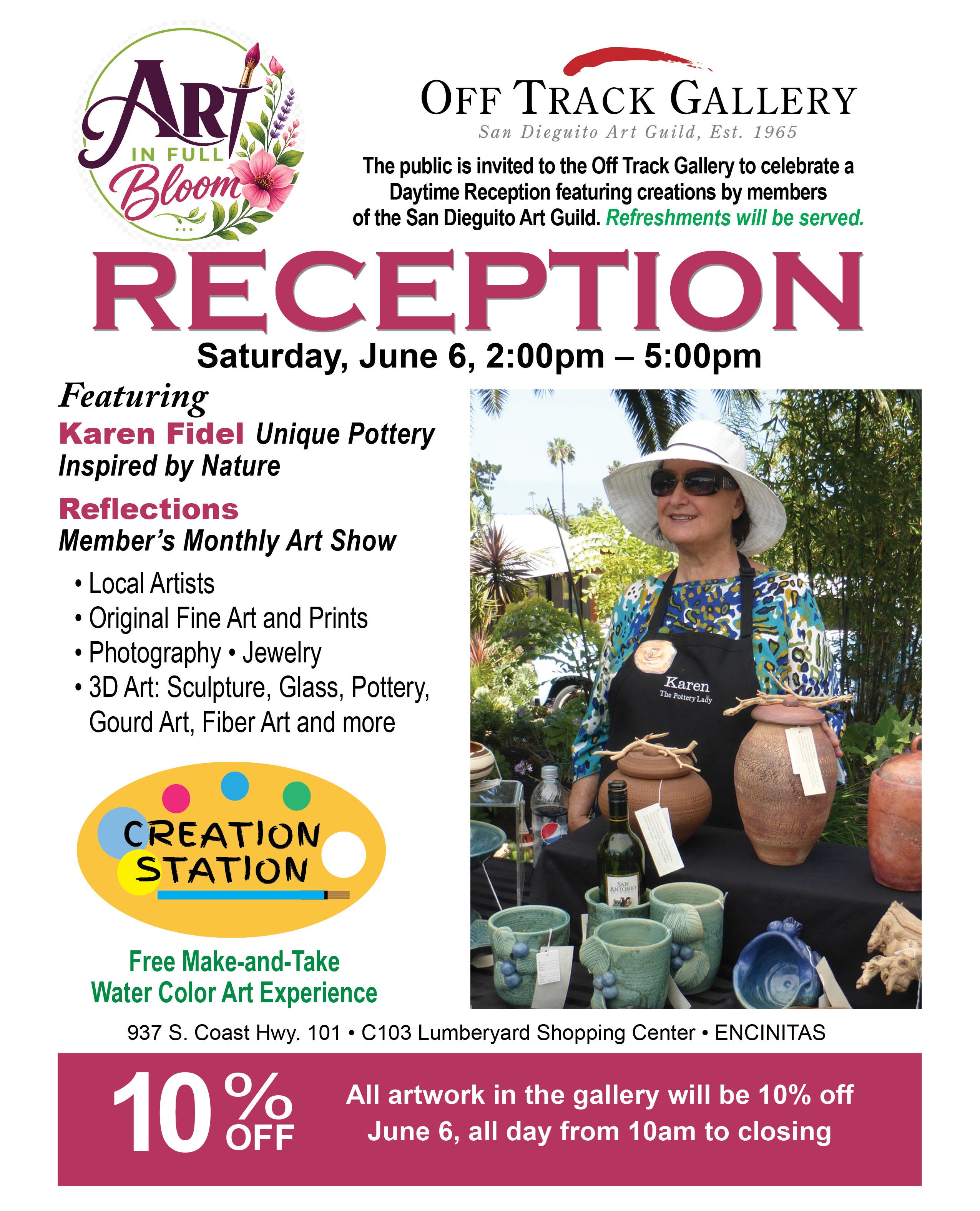 Art In Full Bloom Reception