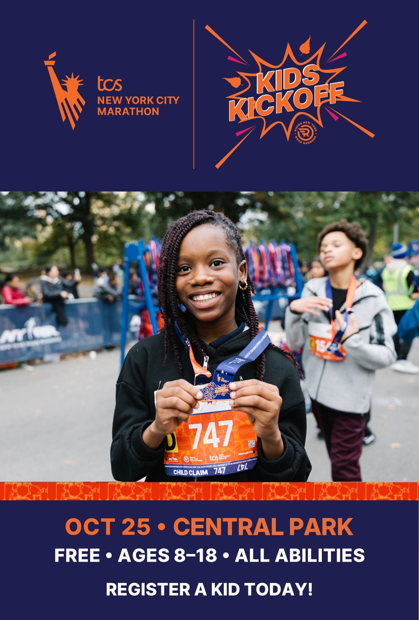 FREE: TCS New York City Marathon Kids Kickoff