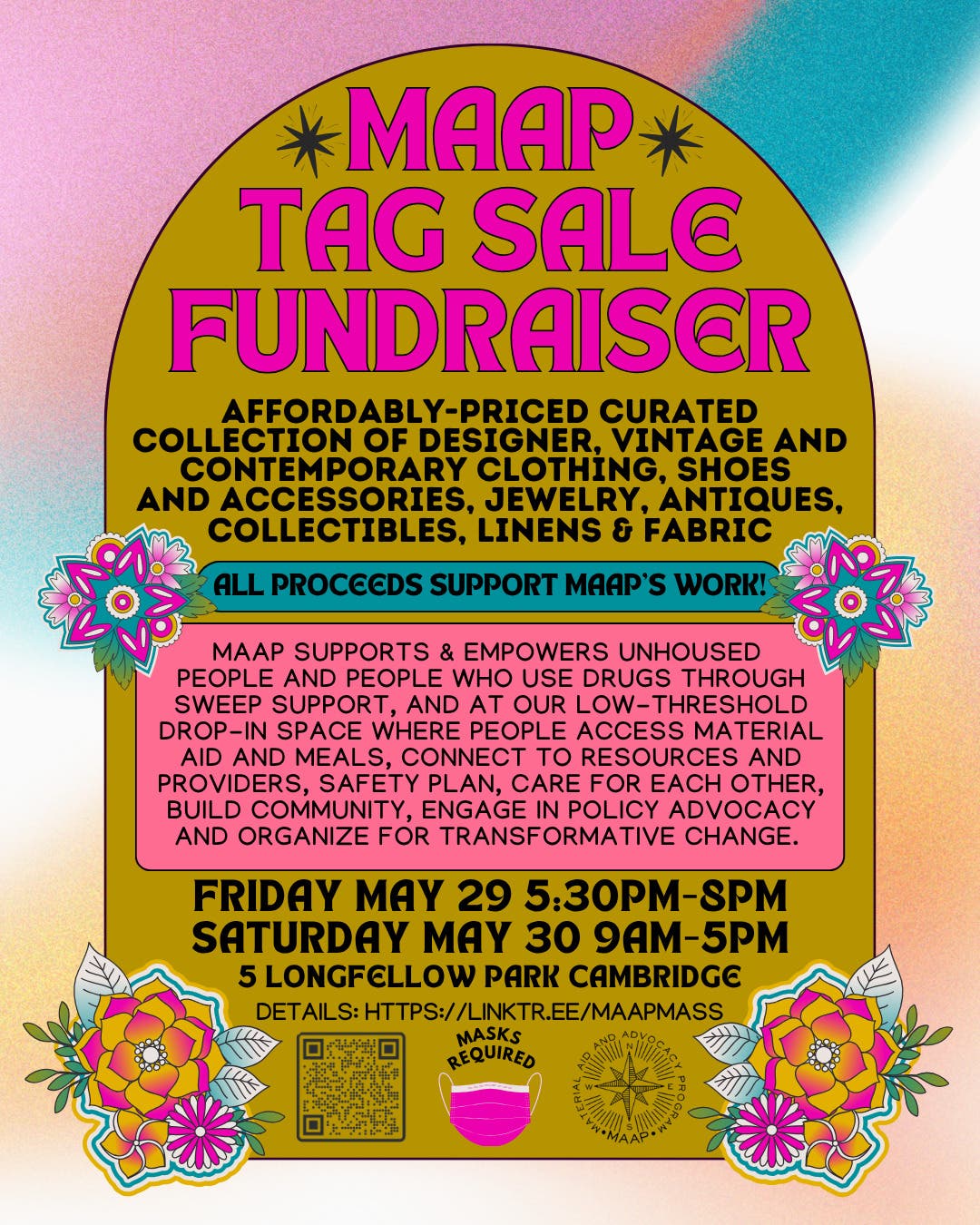 MAAP Tag Sale Fundraiser