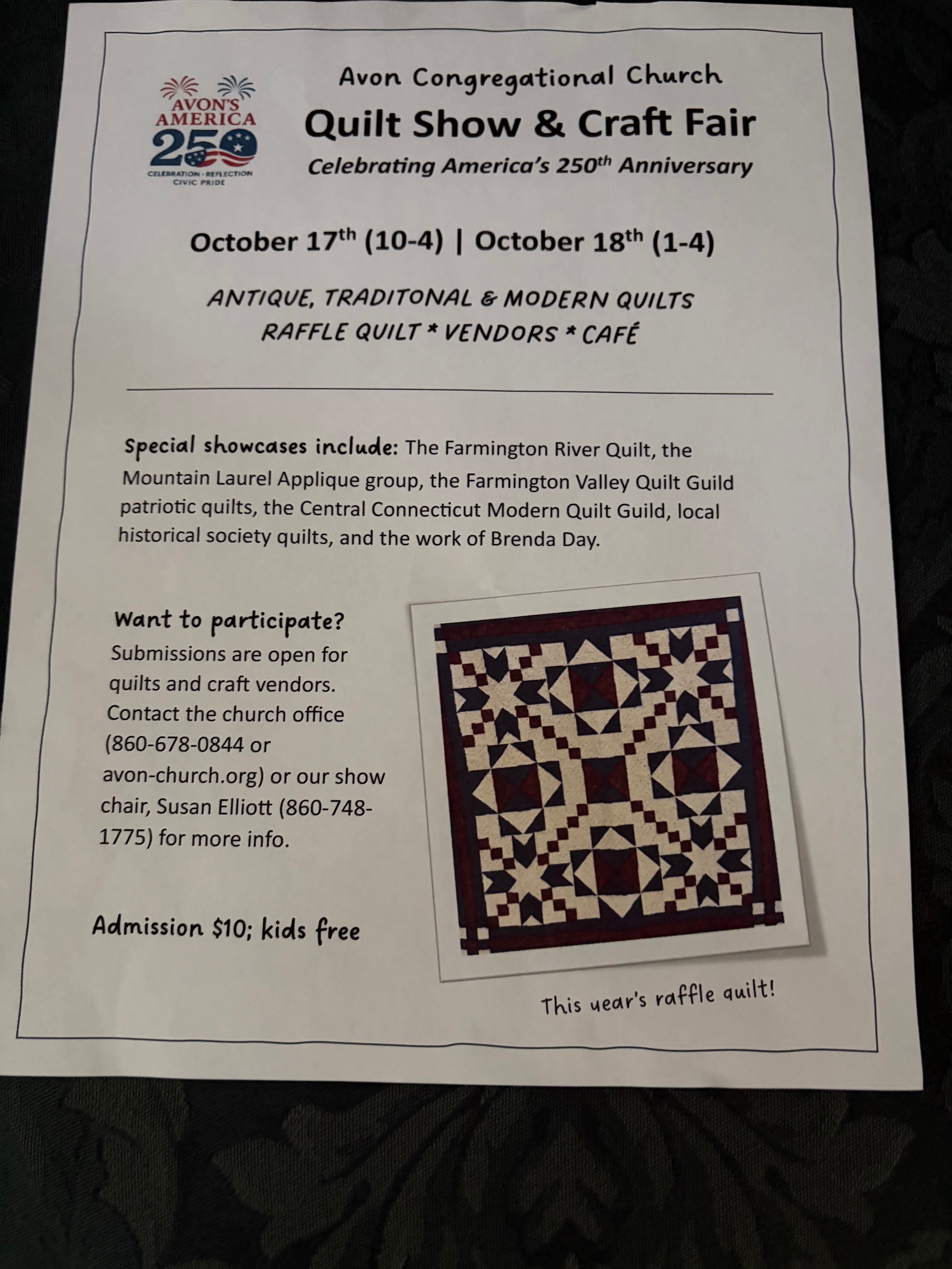 2026 Quilt Show & Craft Fair (This is our 4th quilt show)