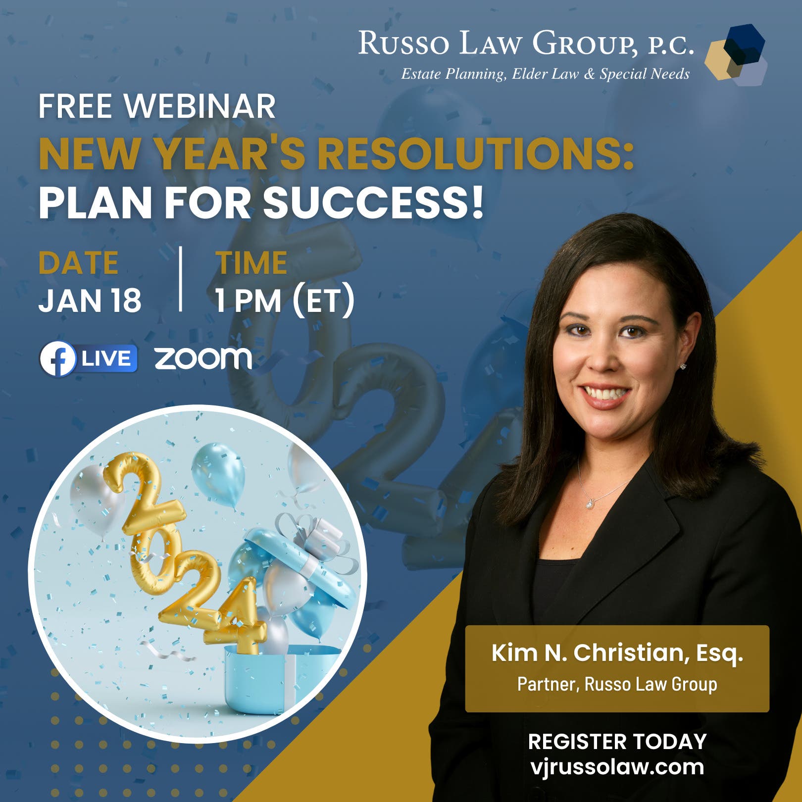 Ny Resolution Post Jan 18 | Free Webinar: “New Year’s Resolutions: Plan for Success ...