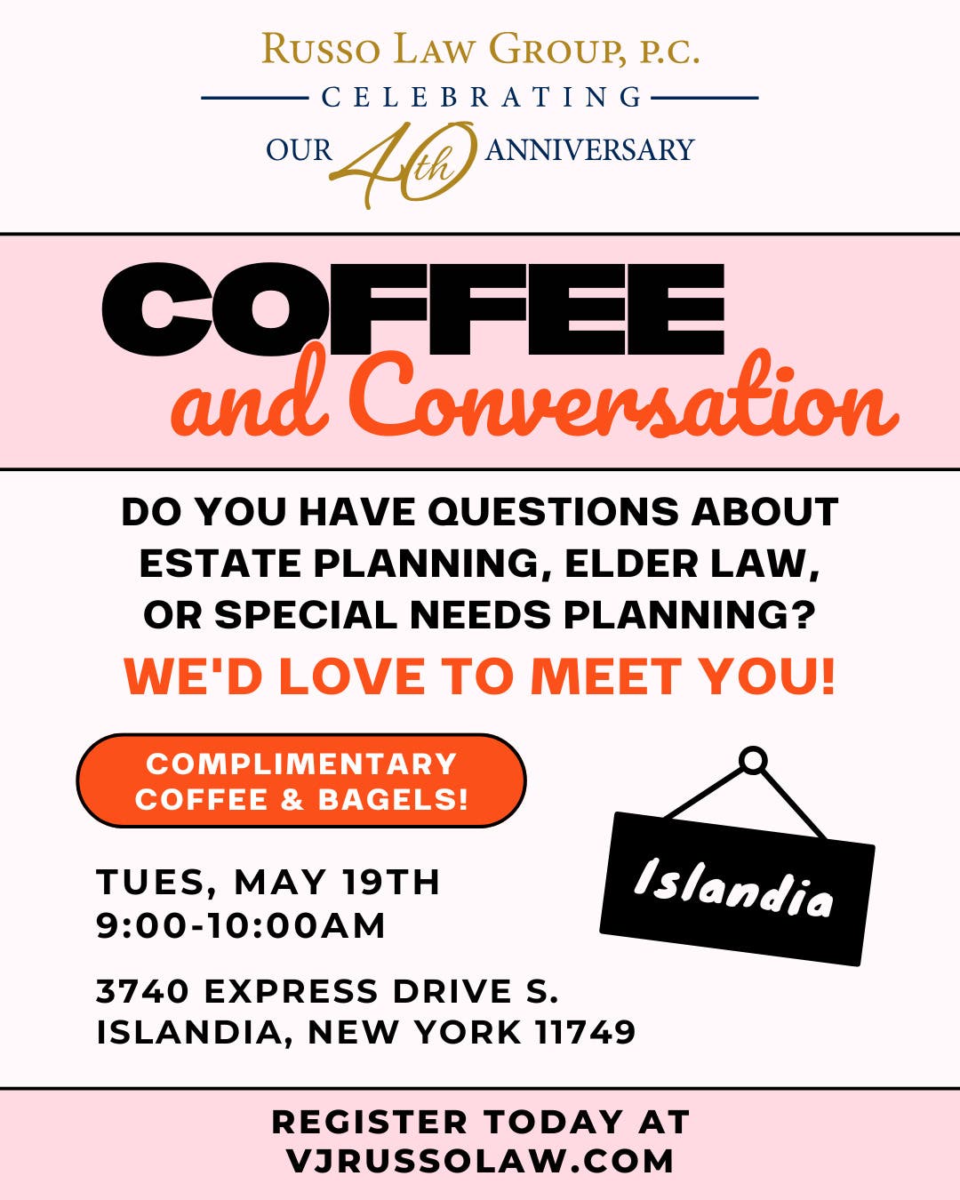 Monthly Coffee & Conversation