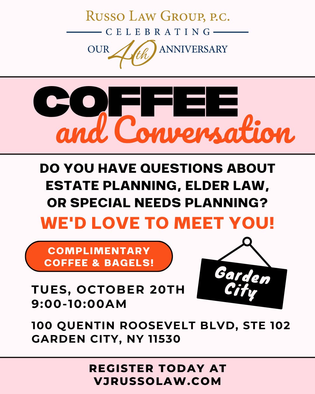 Monthly Coffee & Conversation