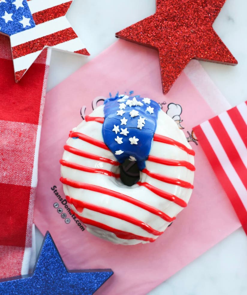 Stan's Donuts Celebrates the 4th with Star Spangled Donut - All Locations!