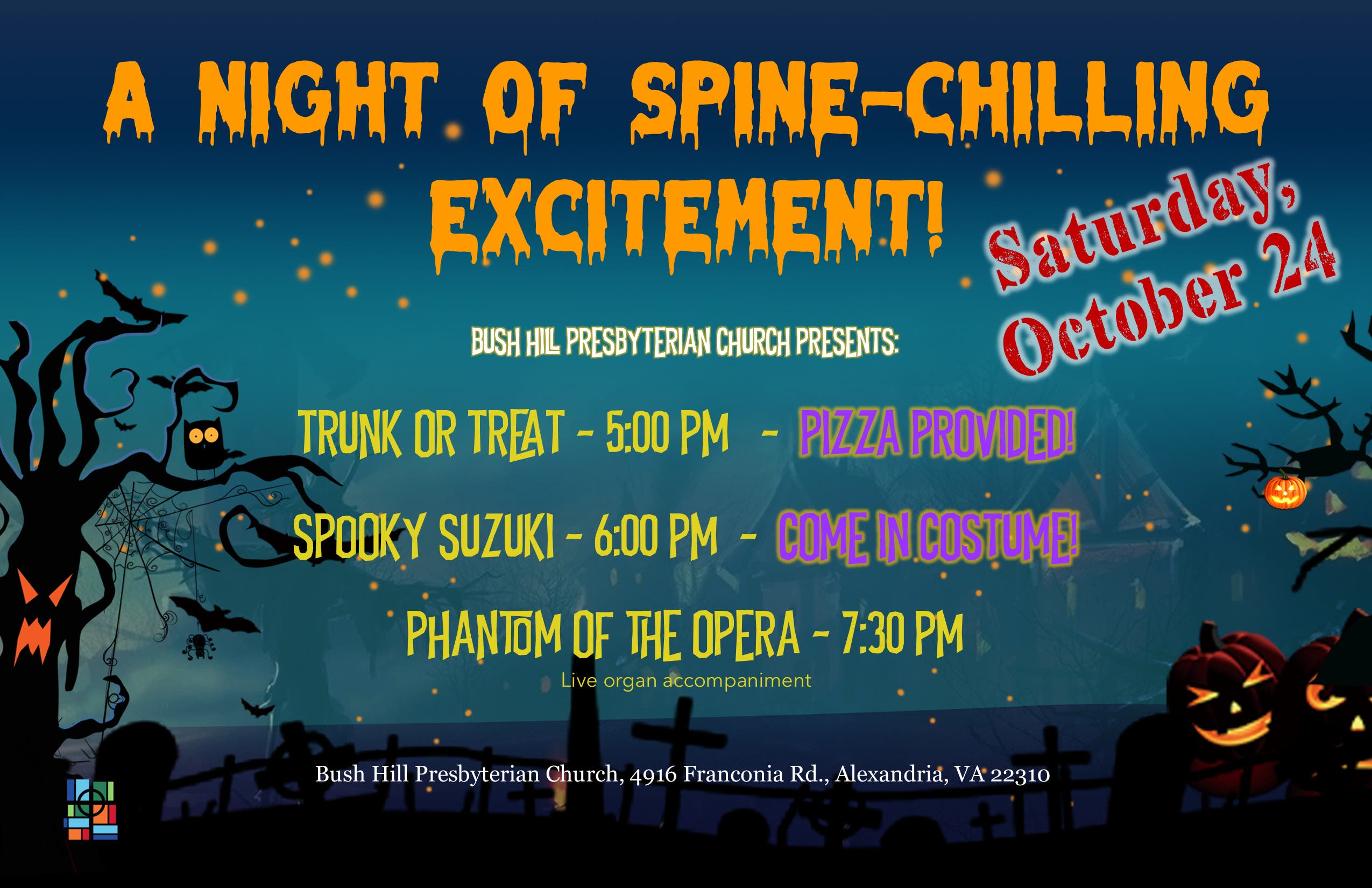 Halloween Trunk-or-Treat and Phantom of the Opera