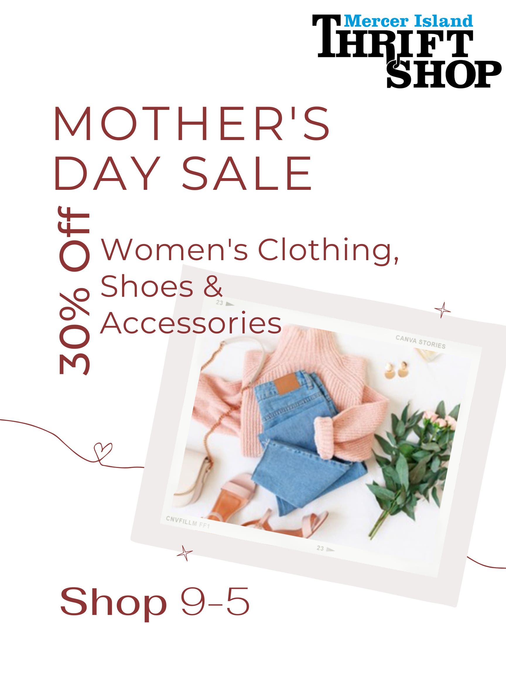 May 14 Mother's Day Sale Mercer Island, WA Patch