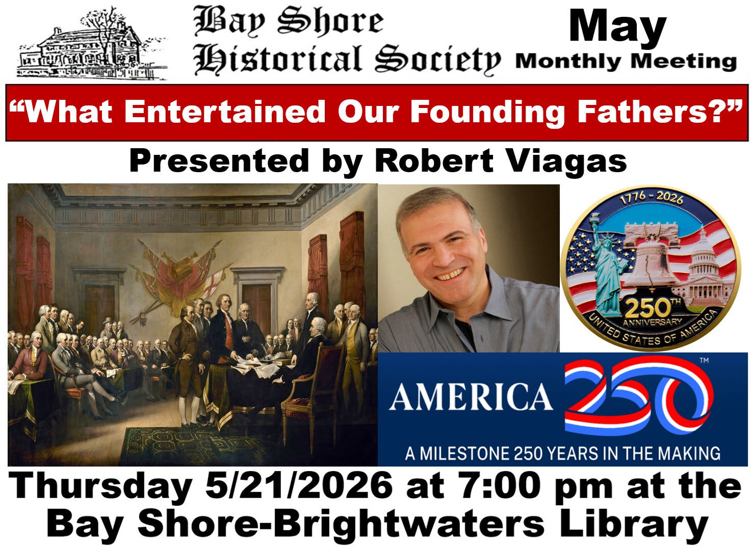 Bay Shore Historical Society May Monthly Meeting