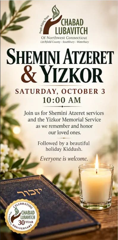 A Morning to Remember: Shemini Atzeret & Yizkor at Chabad
