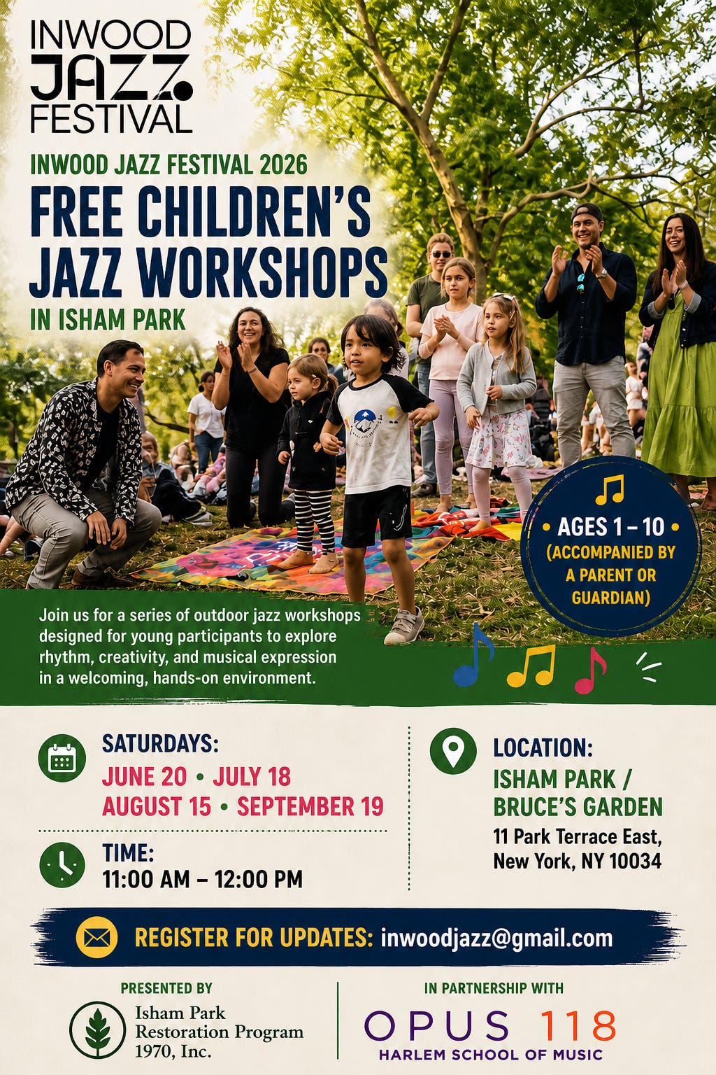 Free Children's Jazz Workshops