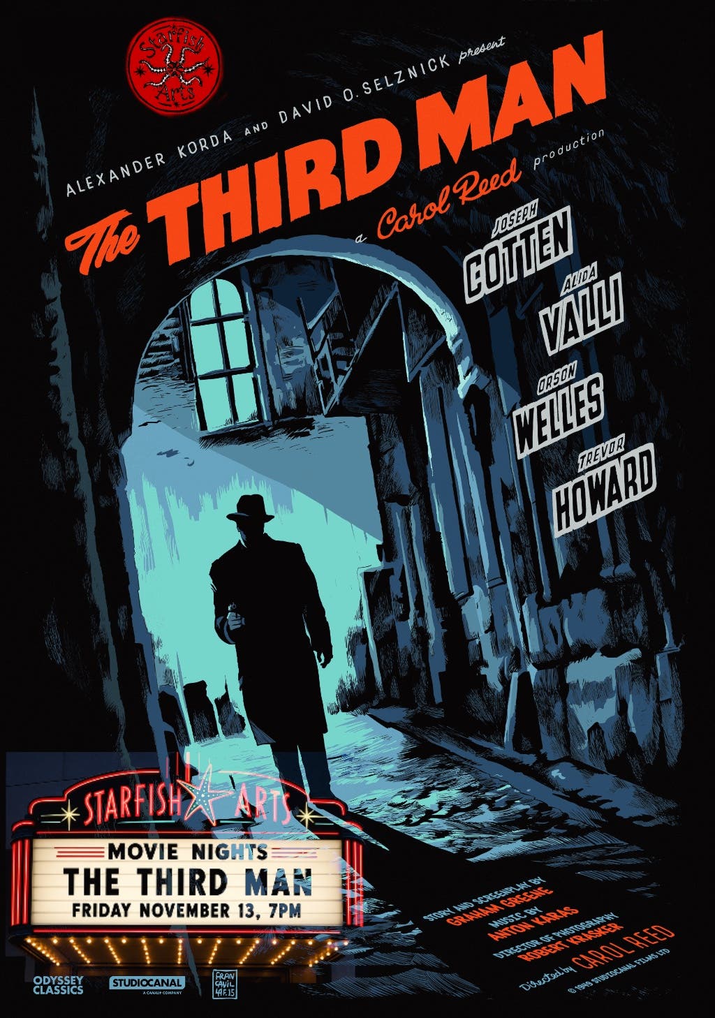 Starfish Arts Movie Night: The Third Man