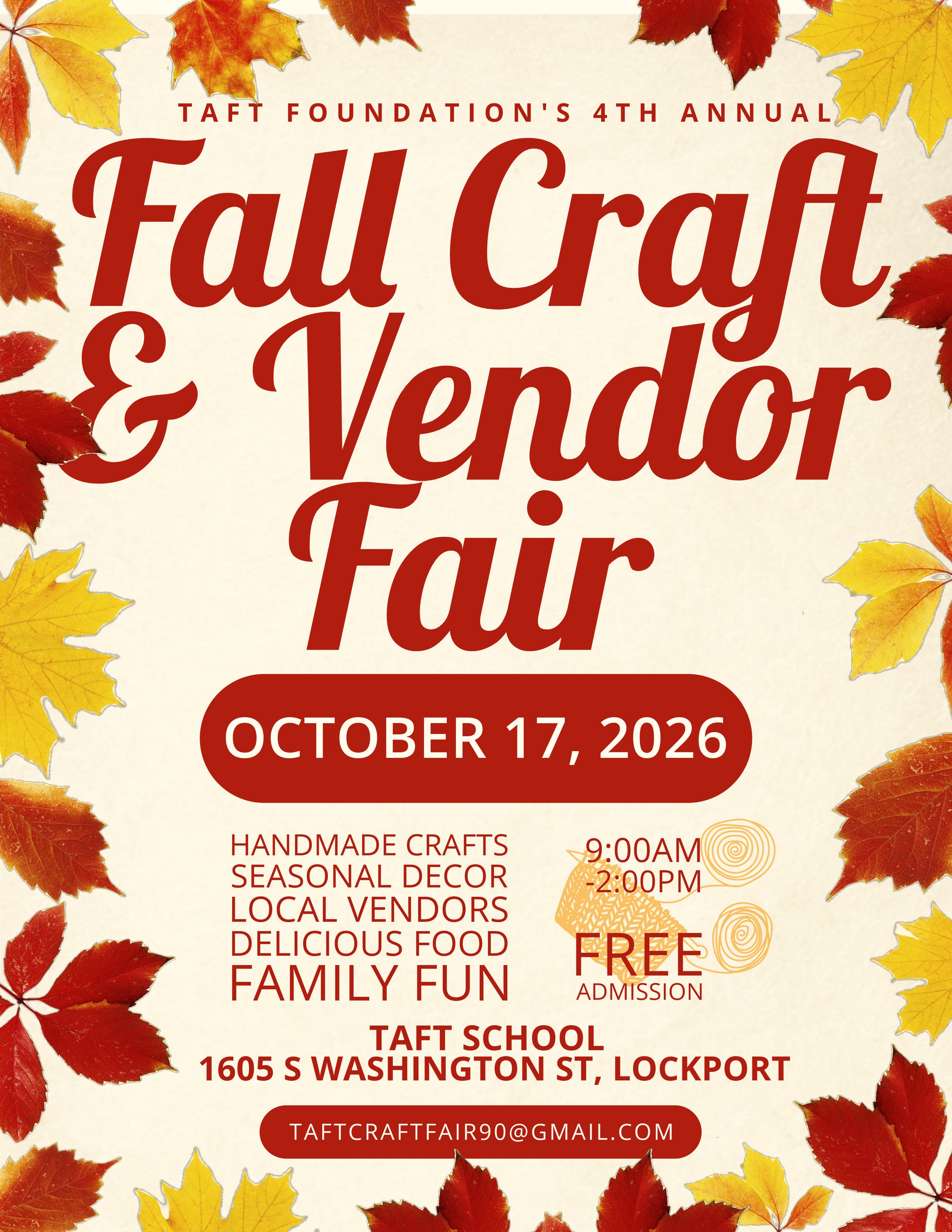 Taft Fall Crafter & Vendor Fair
