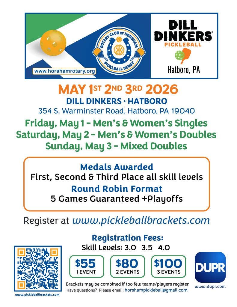 Rotary Club of Horsham Pickleball Derby