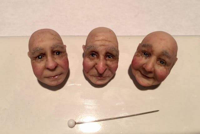 CLASS: MAKE A MINIATURE: Sculpting MINIATURE Character Faces in Polymer Clay Jeanne Rullie