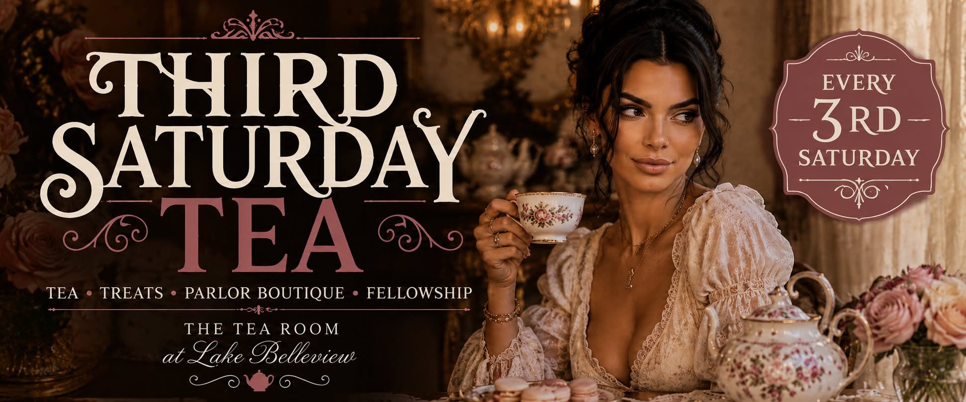Saturday Afternoon Tea at the New Tea Room on Lake Belleview