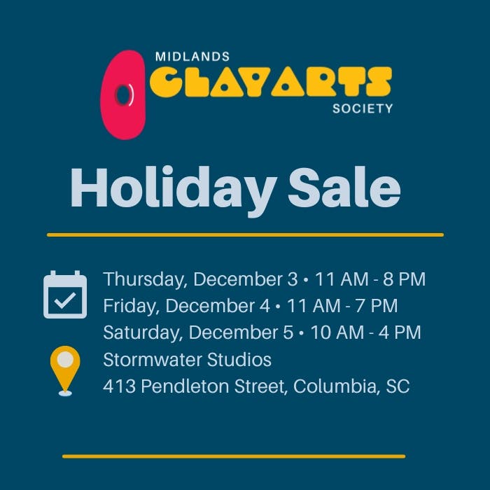 Midlands Clay Arts Society Holiday Sale