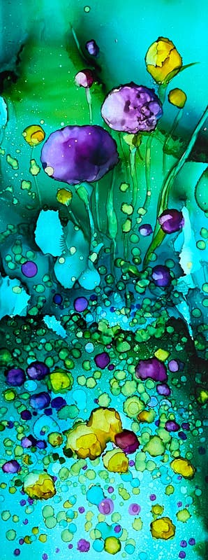 Ink Flow Bloom: Exploring Florals Using Alcohol Inks with Mary Wojciechowski
