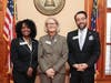 (L-R) Rep. Viola Davis, Rep. Karla Drenner, and Rep. Long Tran