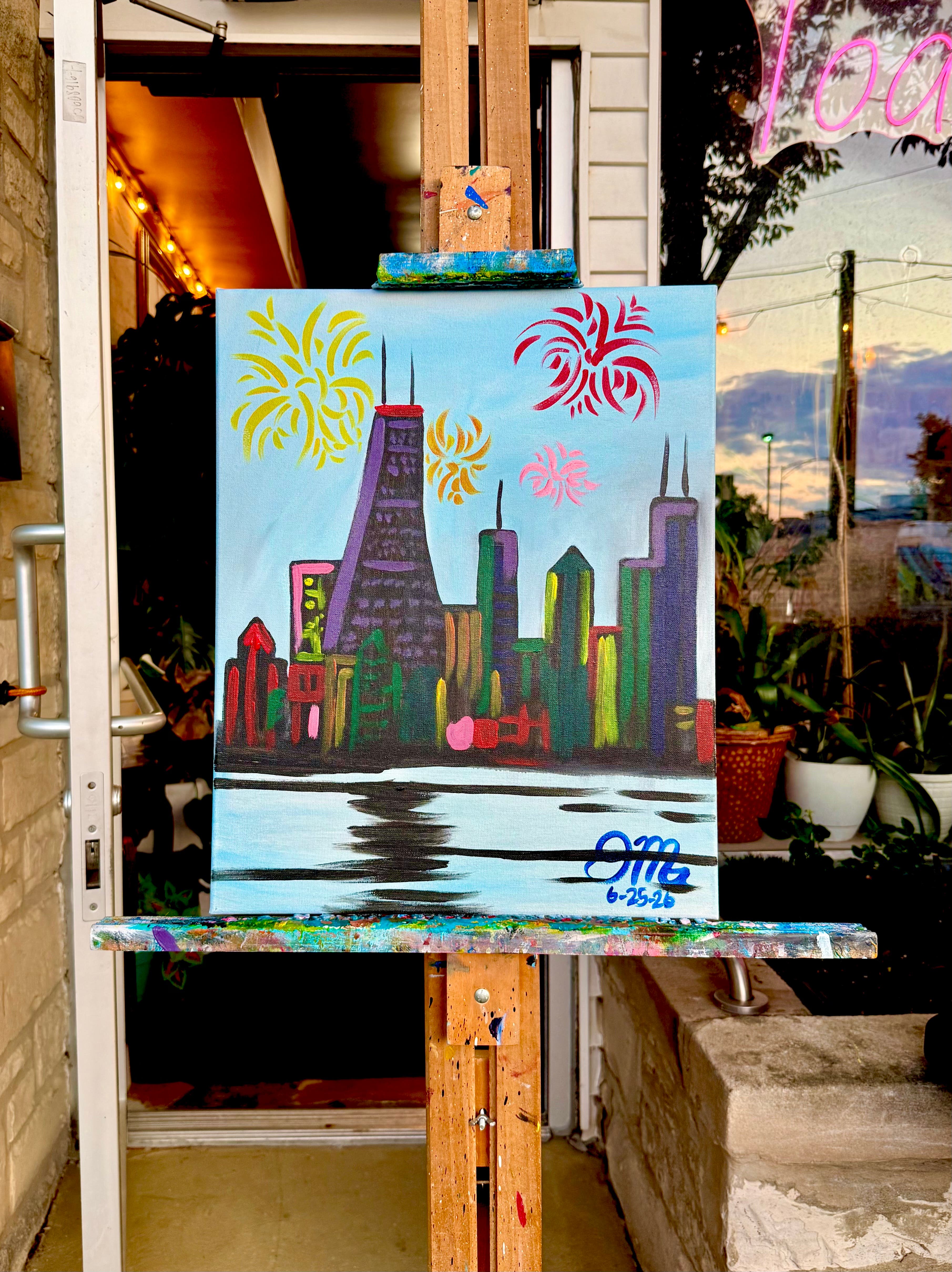 July 4th Art Class at 7pm