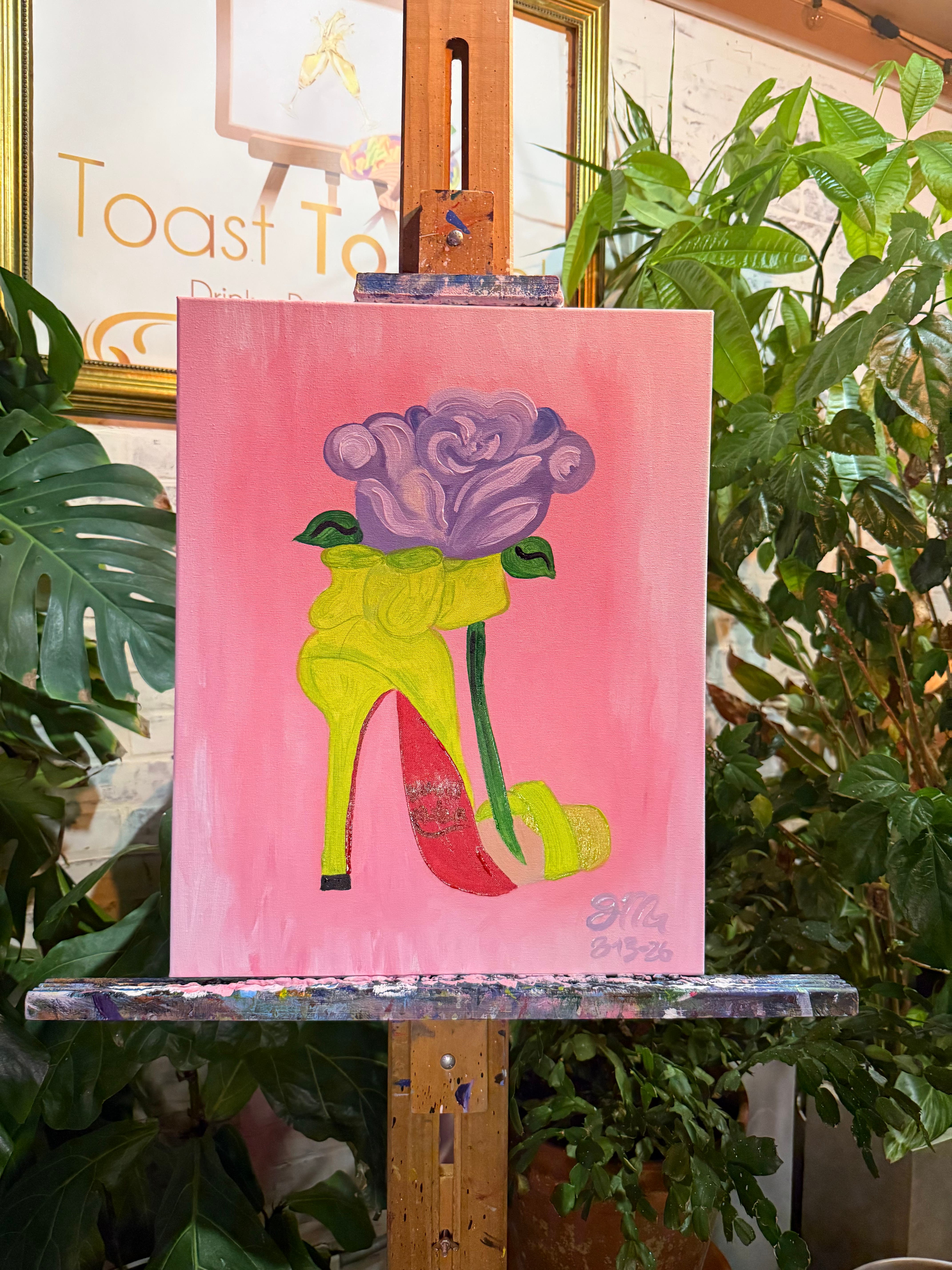 Ladies Night “Red Bottoms” Sip and Paint