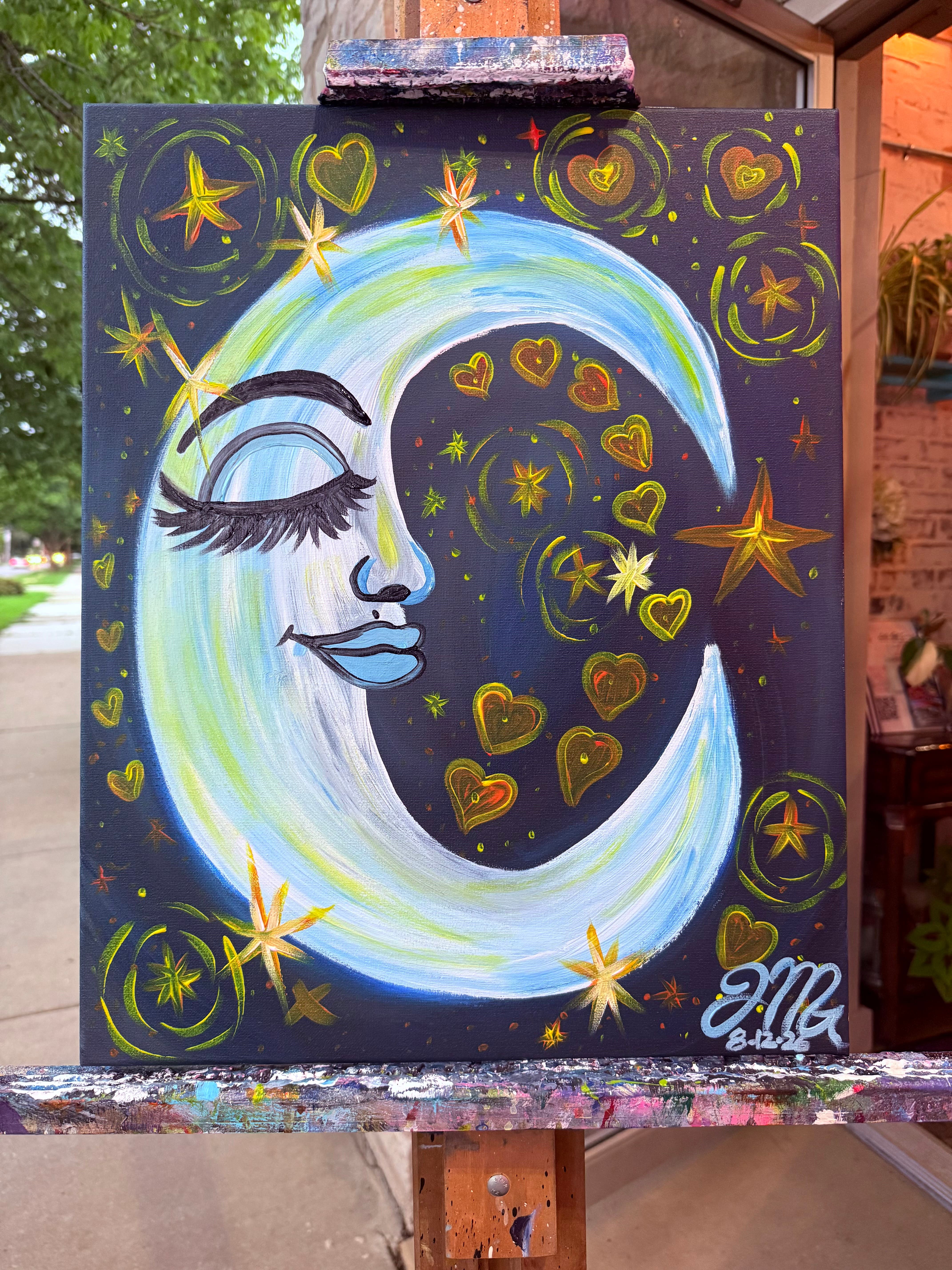 “La Luna” Sip and Paint Art Class