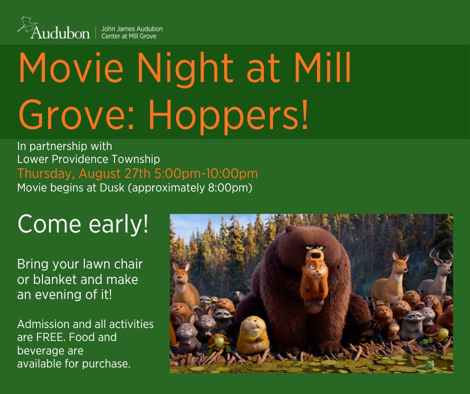 Movie Night at Mill Grove: Hoppers!