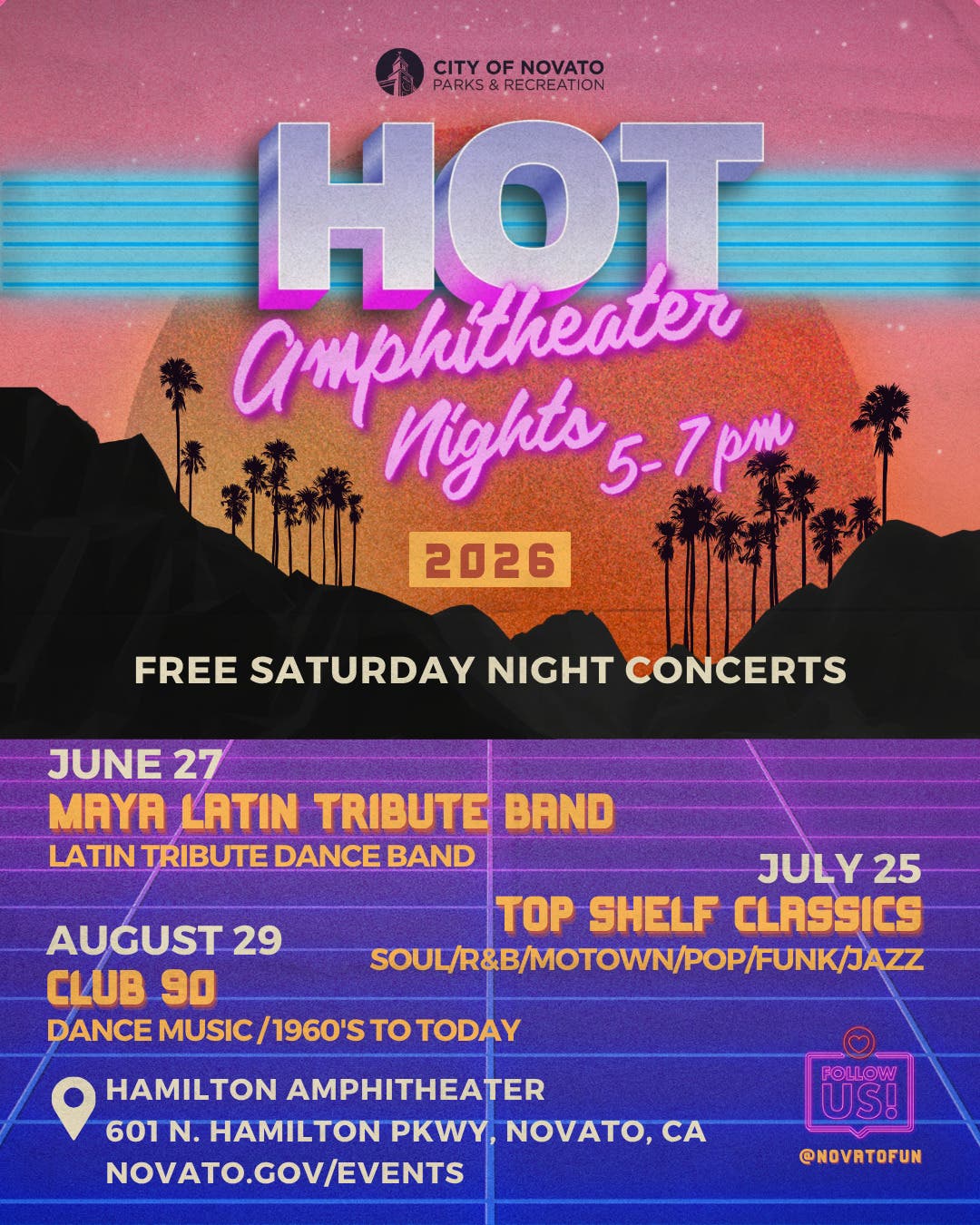 Hot Amphitheater Nights feat. Maya Latin Tribute Band