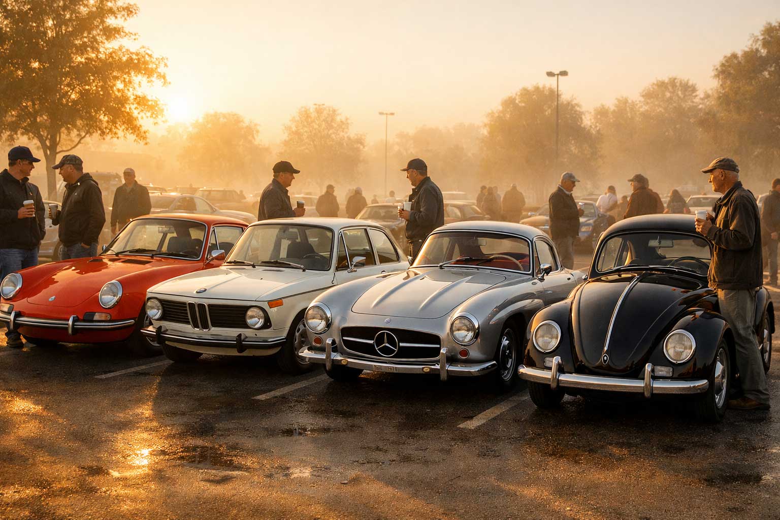 Darien Cars & Coffee Season Opener featuring German Marques