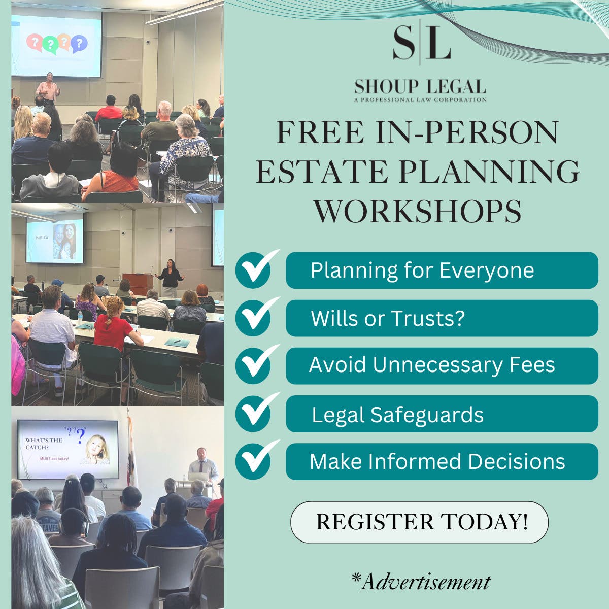 Jul 8 | Protecting What Matters: Estate Planning Workshop (Shoup Legal ...
