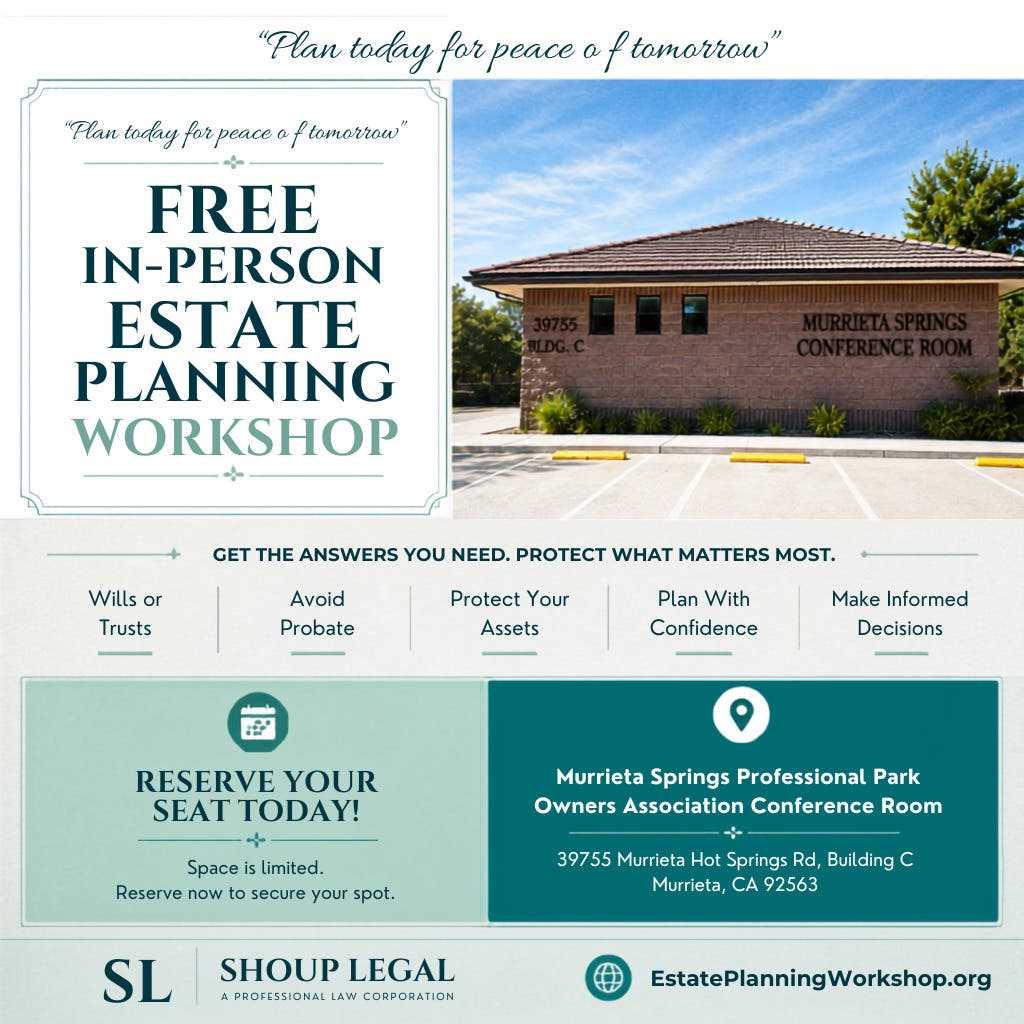 FREE Estate Planning Workshop
