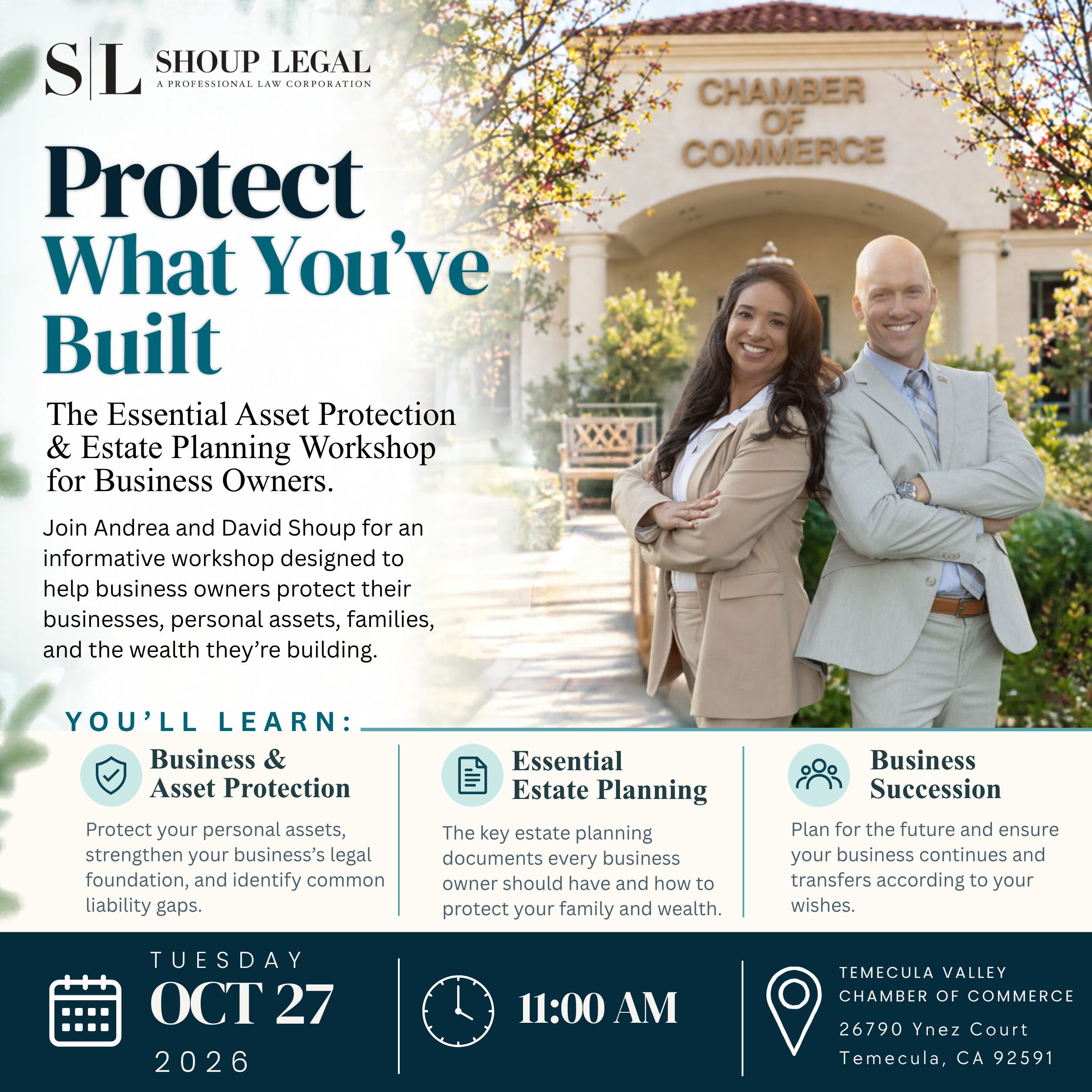 FREE Business Owners Workshop: Protect What You've Built