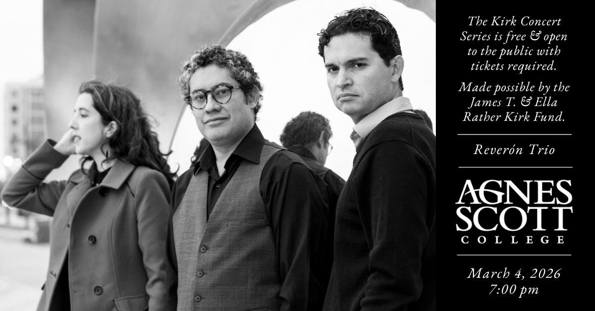 The Reverón Piano Trio to Perform at Agnes Scott College