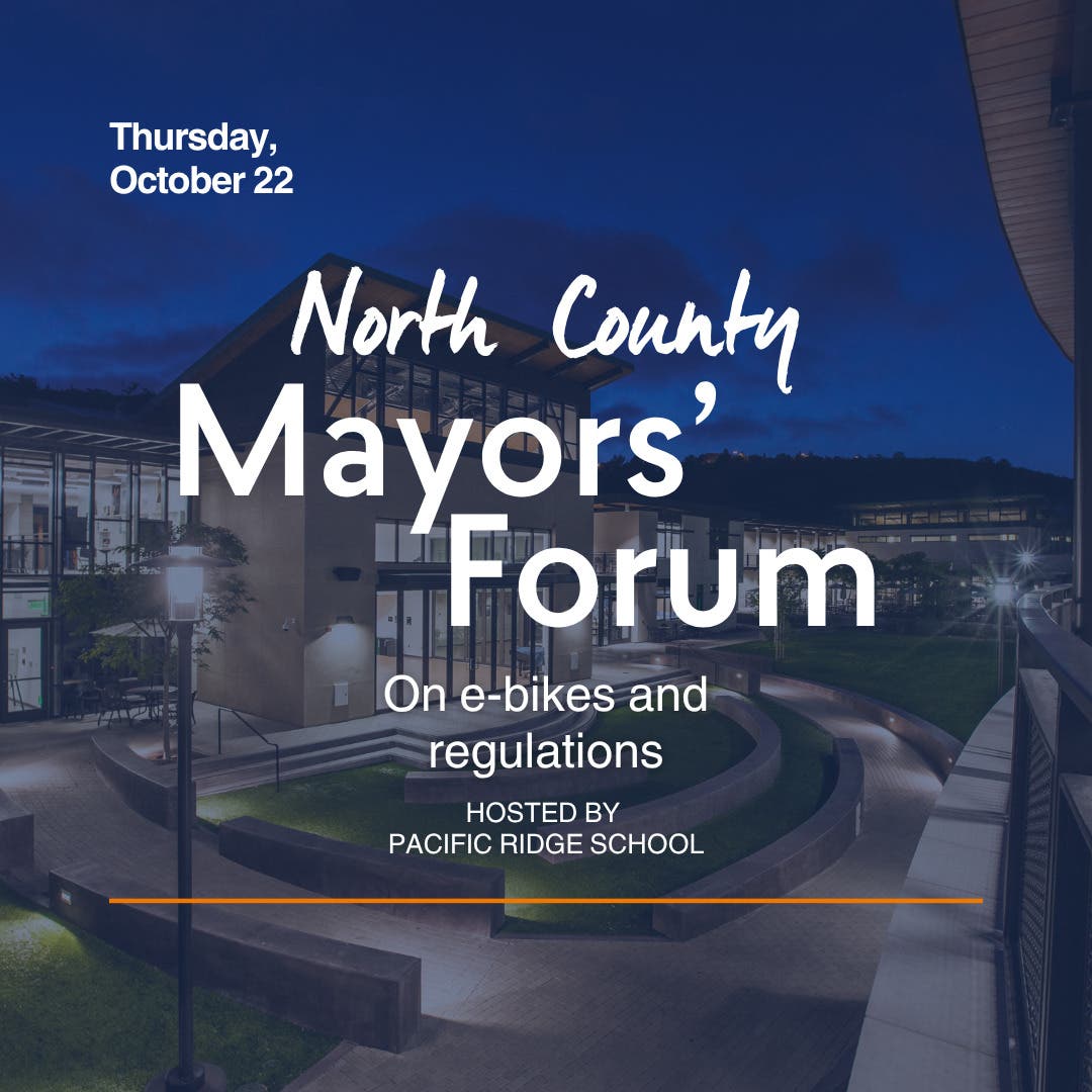 North County Mayors' Forum on E-Bikes