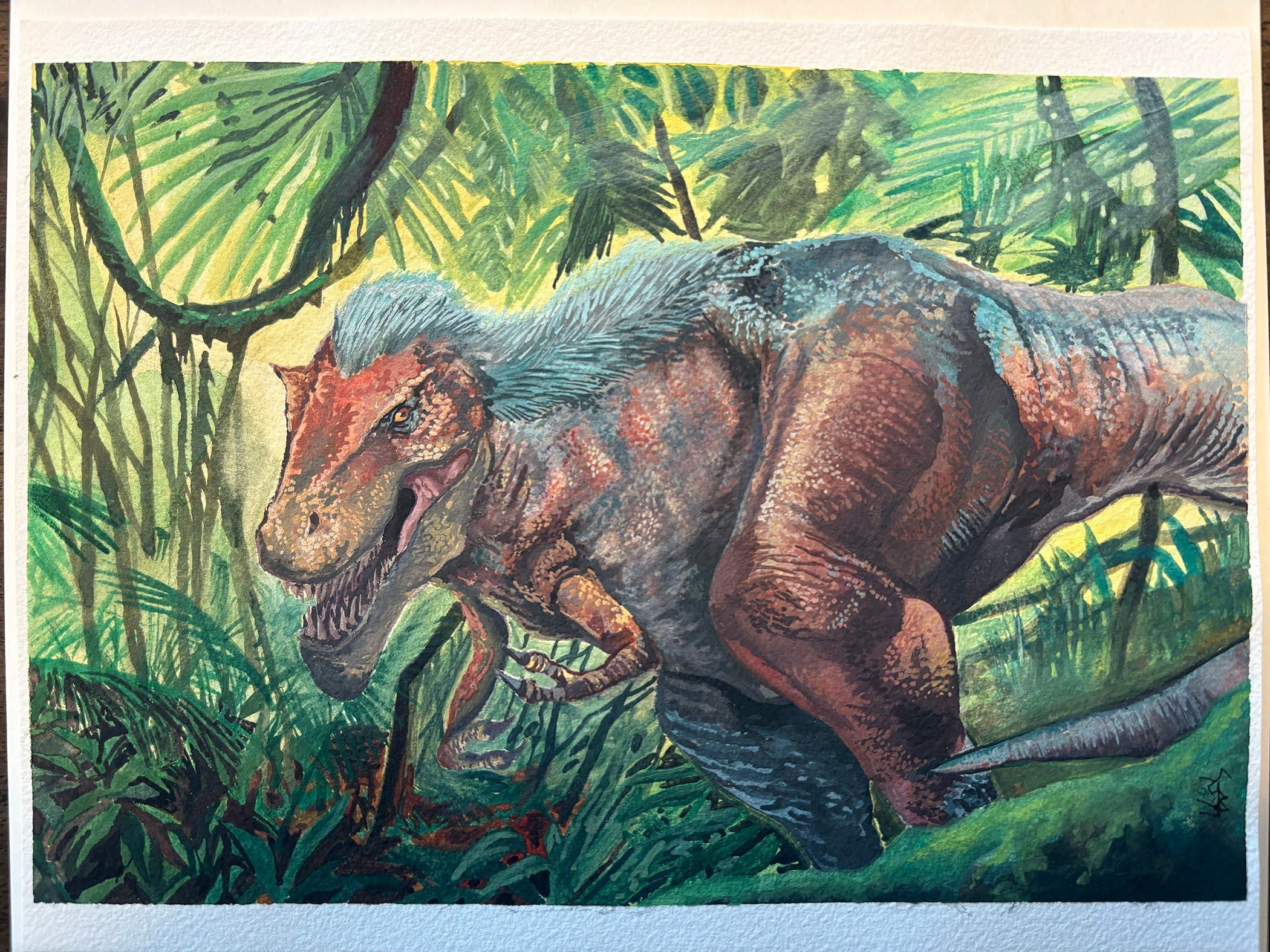 The Atelier Summer Workshop Fantasy Paleo Art: Paint an Armored T-Rex Instructed by James Beihl