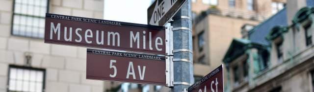 “A Walk Down Museum Mile: A Tour of the World’s Greatest Cultural Corridor" Sept 23, 7 PM